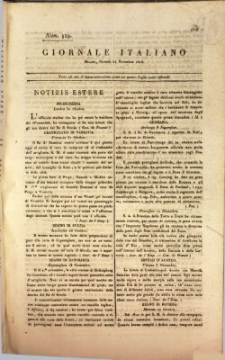 Giornale italiano Donnerstag 24. November 1808