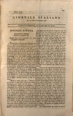 Giornale italiano Samstag 26. November 1808