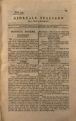 Giornale italiano Dienstag 29. November 1808