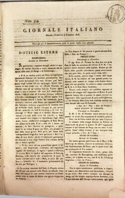 Giornale italiano Sonntag 4. Dezember 1808