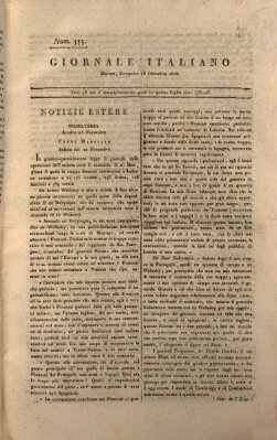 Giornale italiano Sonntag 18. Dezember 1808