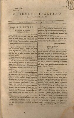 Giornale italiano Sonntag 25. Dezember 1808