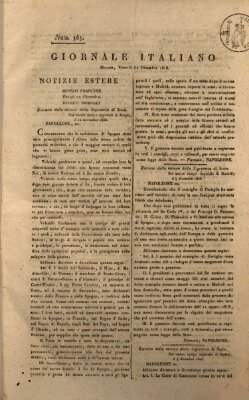 Giornale italiano Freitag 30. Dezember 1808