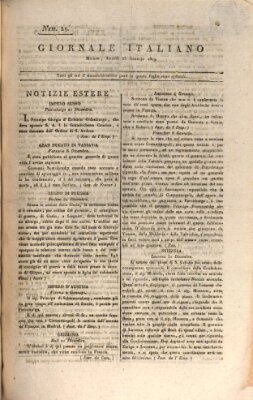 Giornale italiano Montag 23. Januar 1809