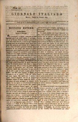 Giornale italiano Freitag 27. Januar 1809