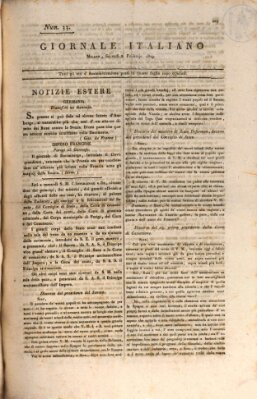 Giornale italiano Donnerstag 2. Februar 1809