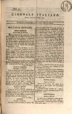 Giornale italiano Montag 6. Februar 1809