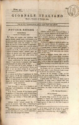 Giornale italiano Sonntag 12. Februar 1809