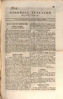 Giornale italiano Montag 13. Februar 1809