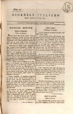 Giornale italiano Montag 20. Februar 1809