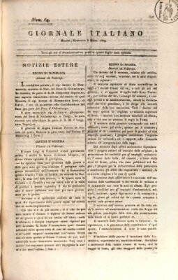 Giornale italiano Sonntag 5. März 1809