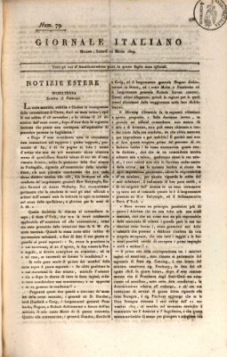 Giornale italiano Montag 20. März 1809