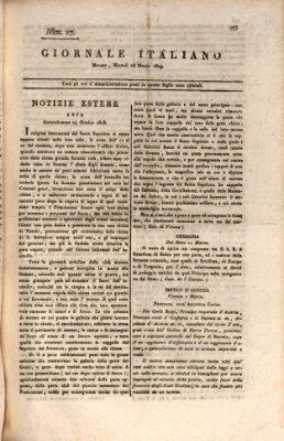 Giornale italiano Dienstag 28. März 1809