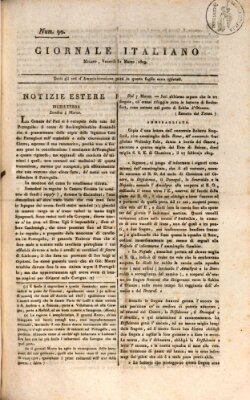 Giornale italiano Freitag 31. März 1809