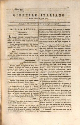 Giornale italiano Montag 3. April 1809