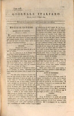 Giornale italiano Montag 8. Mai 1809