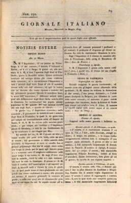 Giornale italiano Mittwoch 10. Mai 1809