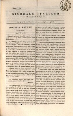 Giornale italiano Donnerstag 18. Mai 1809