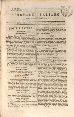 Giornale italiano Mittwoch 31. Mai 1809