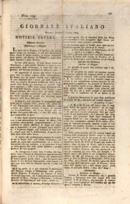 Giornale italiano Samstag 3. Juni 1809