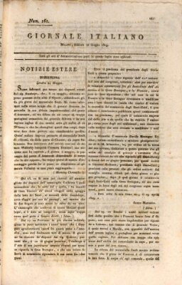 Giornale italiano Samstag 10. Juni 1809