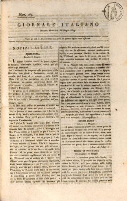 Giornale italiano Sonntag 18. Juni 1809