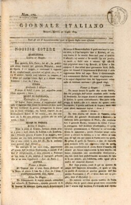 Giornale italiano Dienstag 20. Juni 1809