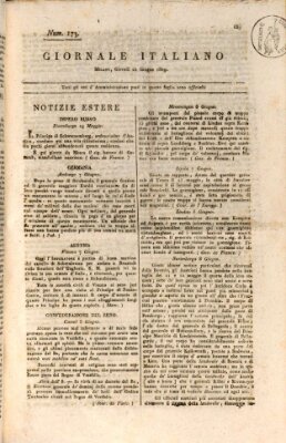 Giornale italiano Donnerstag 22. Juni 1809