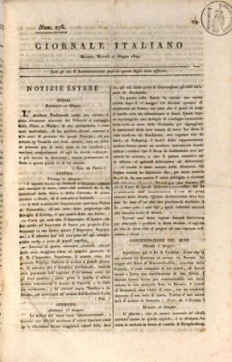 Giornale italiano Dienstag 27. Juni 1809