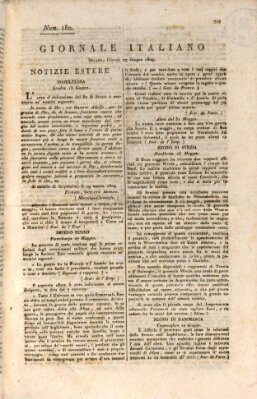 Giornale italiano Donnerstag 29. Juni 1809