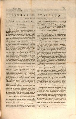 Giornale italiano Sonntag 17. September 1809