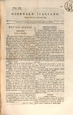 Giornale italiano Sonntag 24. September 1809