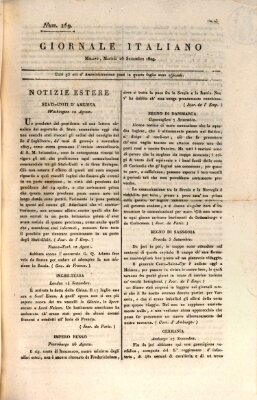 Giornale italiano Dienstag 26. September 1809