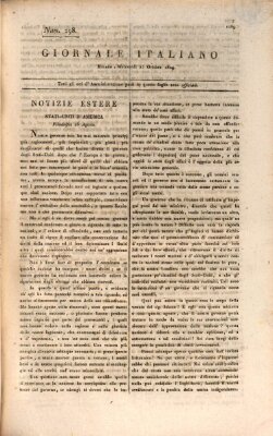 Giornale italiano Mittwoch 25. Oktober 1809