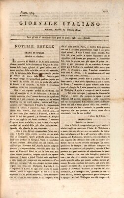 Giornale italiano Dienstag 31. Oktober 1809