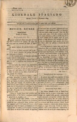 Giornale italiano Freitag 17. November 1809