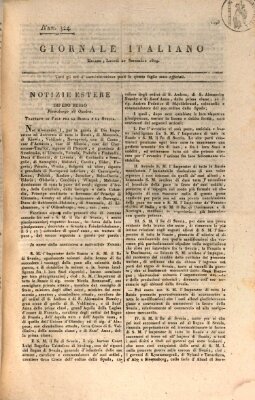 Giornale italiano Montag 20. November 1809