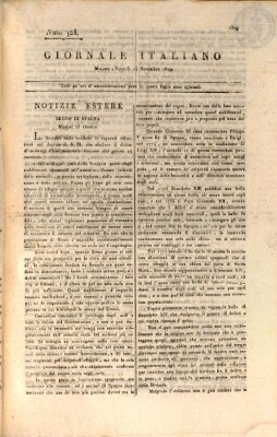 Giornale italiano Freitag 24. November 1809