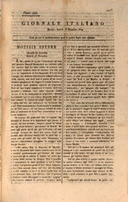 Giornale italiano Montag 18. Dezember 1809