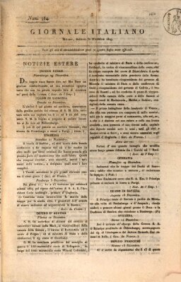 Giornale italiano Samstag 30. Dezember 1809