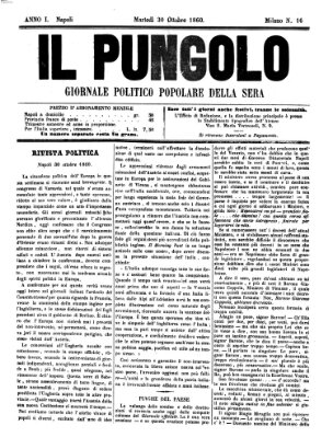 Il pungolo Dienstag 30. Oktober 1860