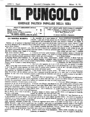 Il pungolo Mittwoch 5. Dezember 1860