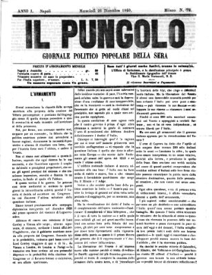 Il pungolo Mittwoch 26. Dezember 1860