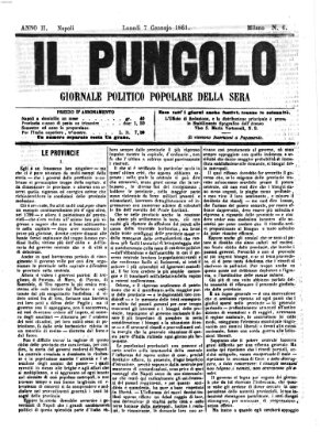 Il pungolo Montag 7. Januar 1861