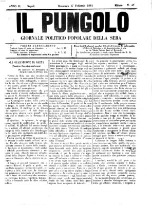 Il pungolo Sonntag 17. Februar 1861