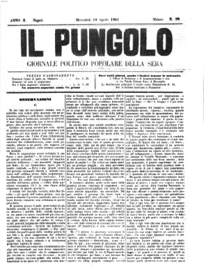 Il pungolo Mittwoch 10. April 1861