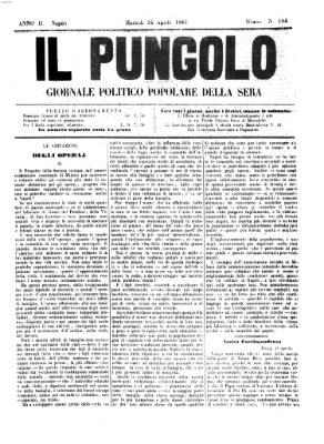 Il pungolo Dienstag 16. April 1861