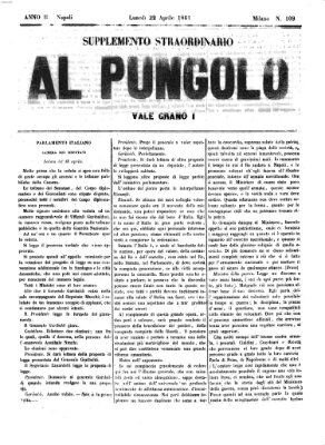 Il pungolo Montag 22. April 1861