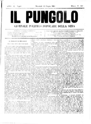 Il pungolo Mittwoch 12. Juni 1861