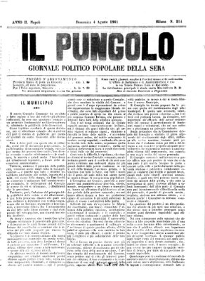 Il pungolo Sonntag 4. August 1861